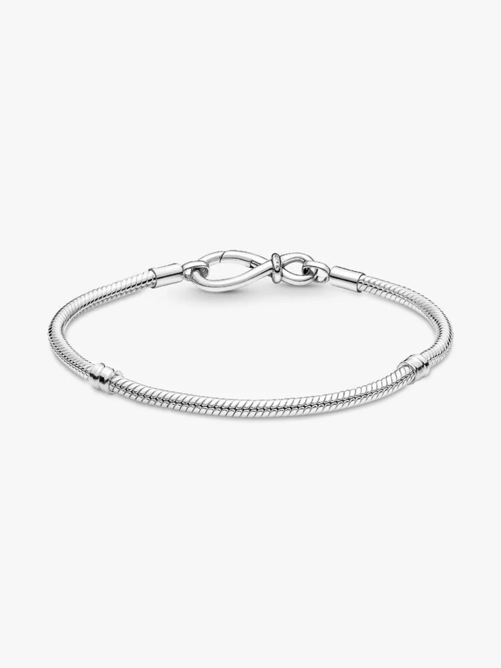 Pandora Moments Infinity Knot Snake Chain Bracelet
